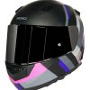 Full Face * | Sedici Strada Ii Donna Helmet Black/Grey/Pink