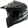 Dirt * | Bilt Lux Division Helmet Black/White