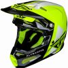 Dirt * | Fly Racing Dirt Youth Formula Origin Helmet (Youth Lg) Black/Hi-Viz