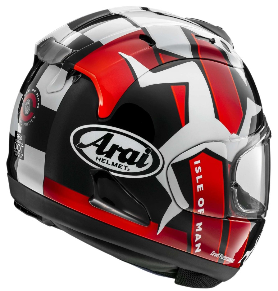 Full Face * | Arai Helmets Arai Corsair X Iom 2022 (2Xl) Black/White/Red