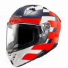 Full Face * | Ls2 Helmets Ls2 Thunder Carbon Alliance Helmet Red/White/Blue