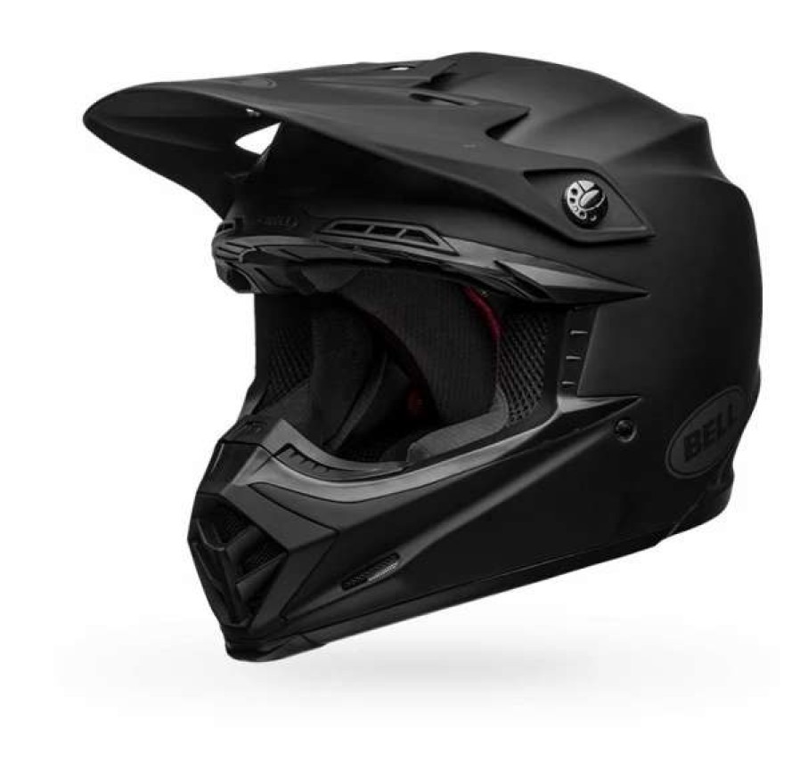 Dirt * | Bell Helmets Bell Moto-9 Mips Helmet Solid Matte Black