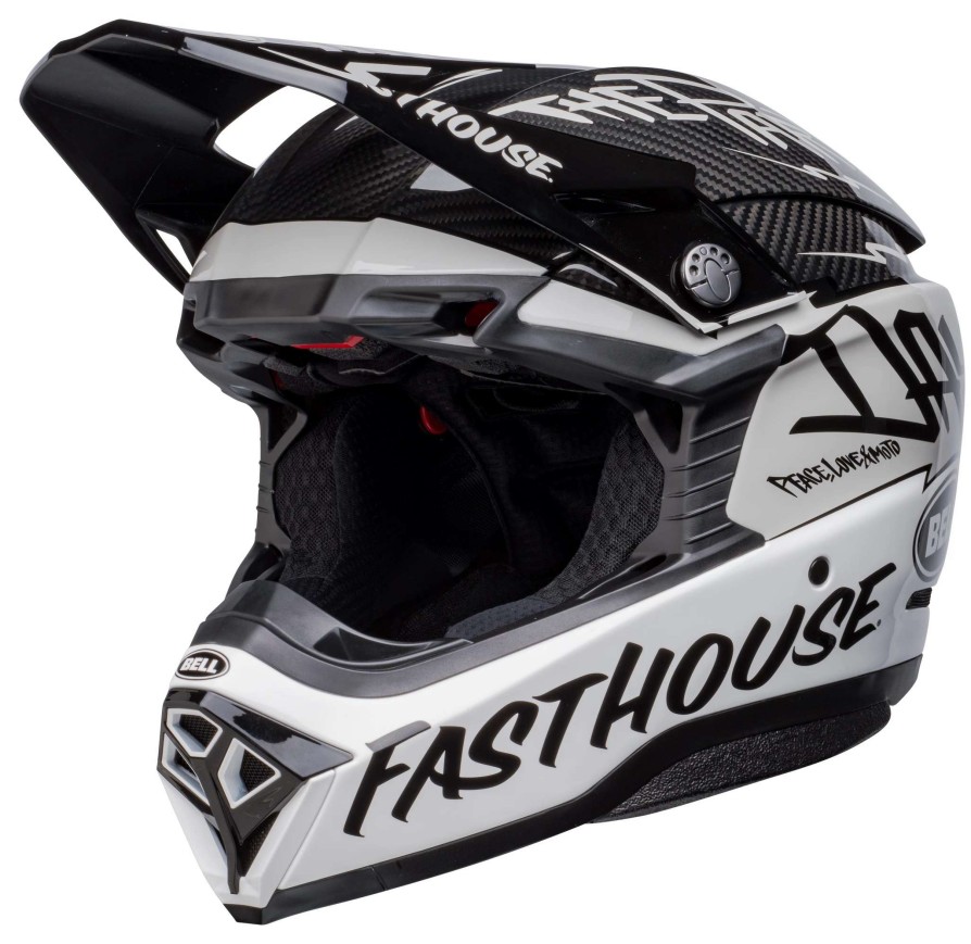 Dirt * | Bell Helmets Bell Moto-10 Spherical Fasthouse Helmet Black/Grey