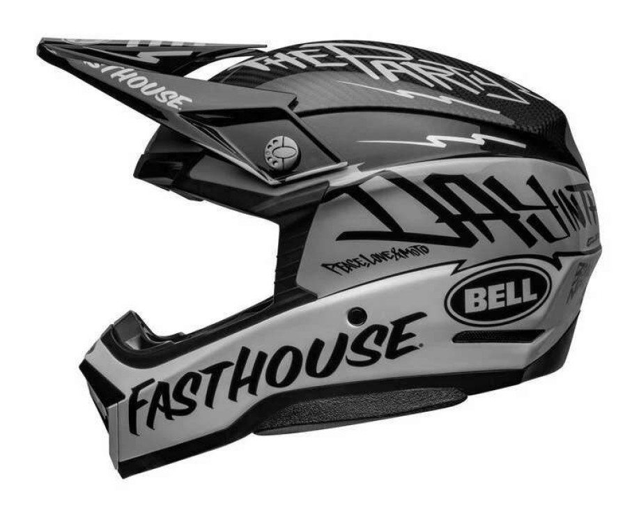 Dirt * | Bell Helmets Bell Moto-10 Spherical Fasthouse Helmet Black/Grey