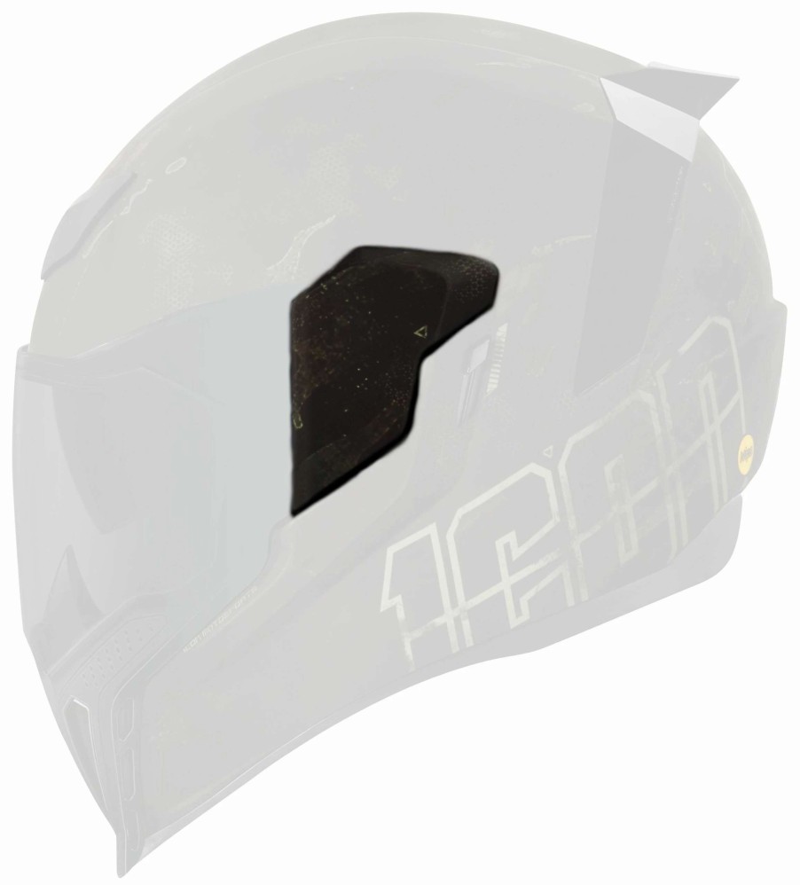 Helmet Accessories * | Icon Airflite Demo Side Plates Black