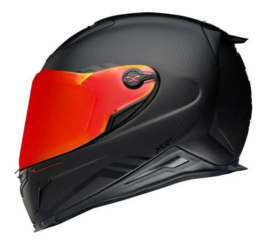 Full Face * | Nexx Helmets Nexx Xr2 Carbon Redline Helmet Matte Black