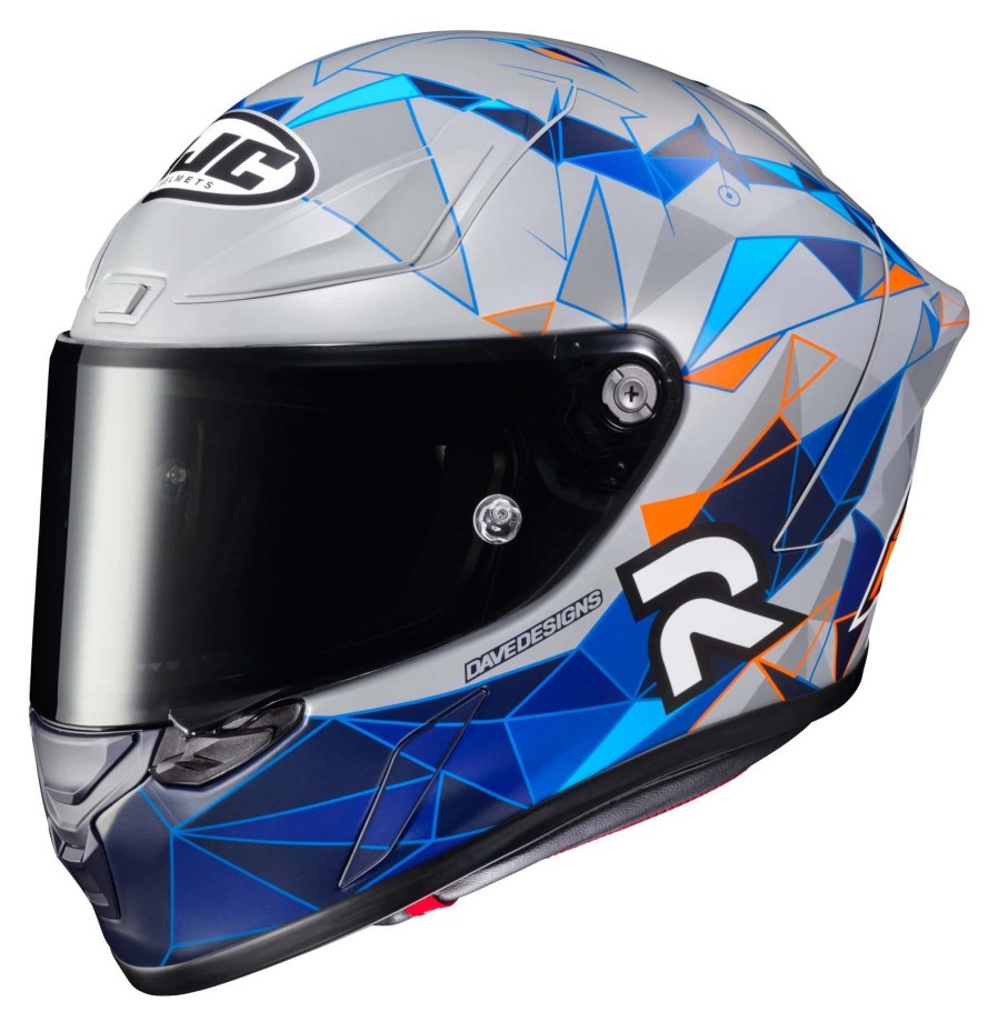 Full Face * | Hjc Helmets Hjc Rpha 1N Espargaro Helmet Silver/Blue/Orange