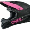 Dirt * | O'Neal 1 Series Women'S Helmet Solid Black/Pink