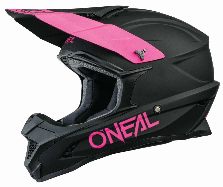 Dirt * | O'Neal 1 Series Women'S Helmet Solid Black/Pink