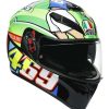 Full Face * | Agv Helmets Agv K3 Sv Mugello 2017 Helmet / Ml [Blemished Very Good] Black/Green/Blue