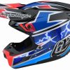 Dirt * | Troy Lee Designs Troy Lee Se5 Lightning Helmet Blue