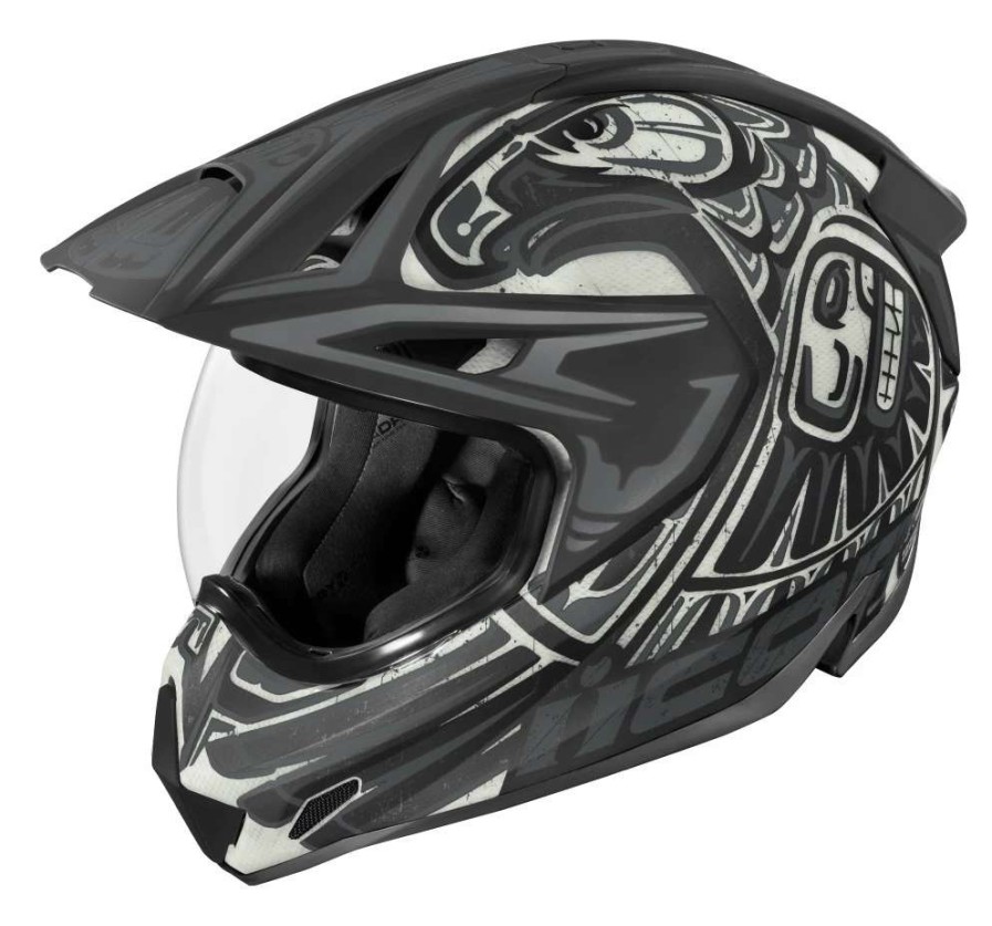 Full Face * | Icon Variant Pro Totem Helmet Black/Grey