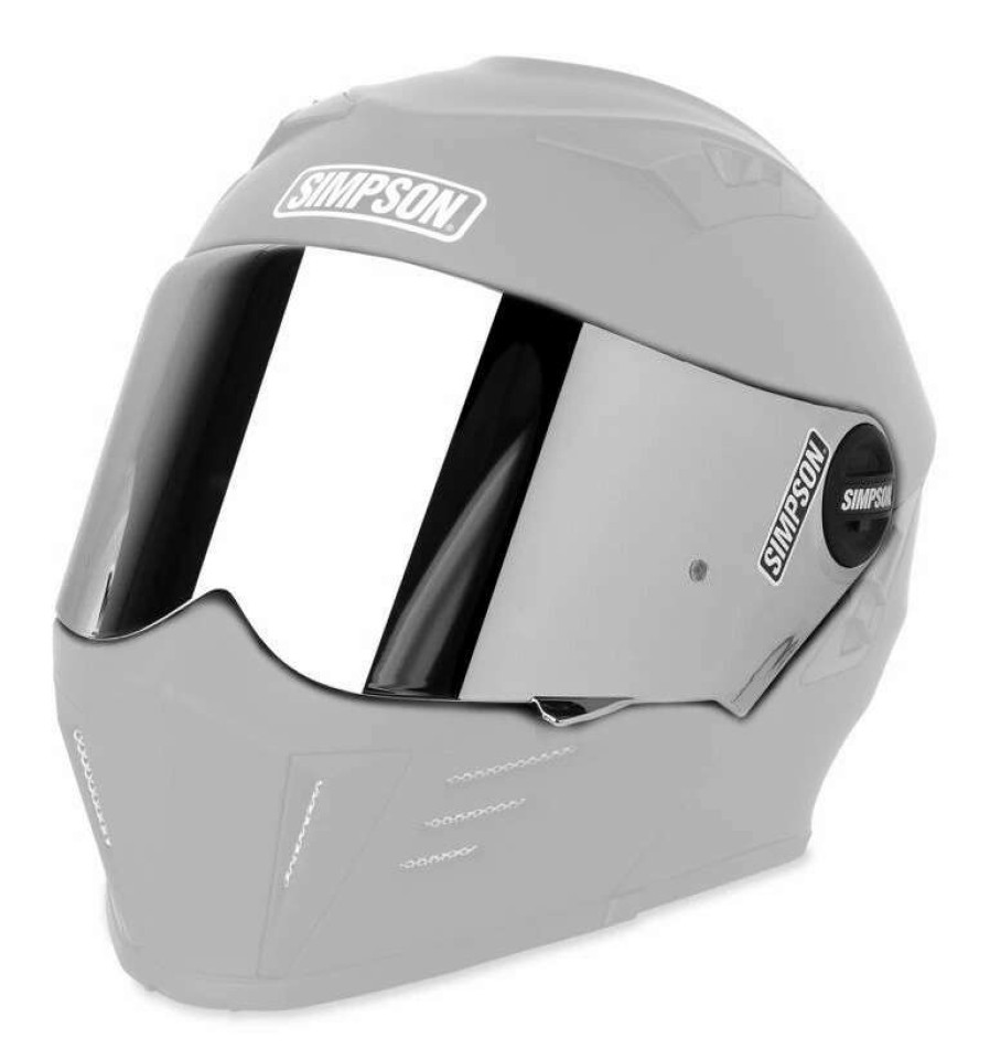 Helmet Accessories * | Simpson Helmets Simpson Mod Bandit Pinlock-Ready Face Shield