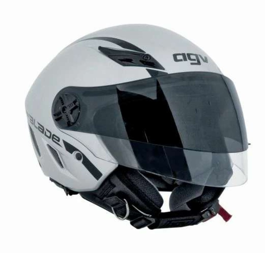 Helmet Accessories * | Agv Helmets Agv Blade External Sun Shield Dark Smoke