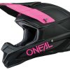 Dirt * | O'Neal Youth 1 Series Girl'S Solid Helmet Black/Pink