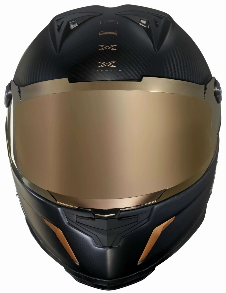 Full Face * | Nexx Helmets Nexx Xr2 Carbon Golden Edition Helmet Matte Black