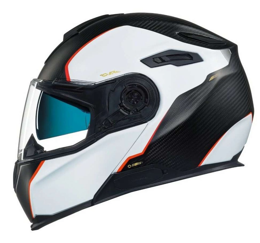 Modular * | Nexx Helmets Nexx X-Vilitur Carbon Hyper-X Helmet White/Black/Red