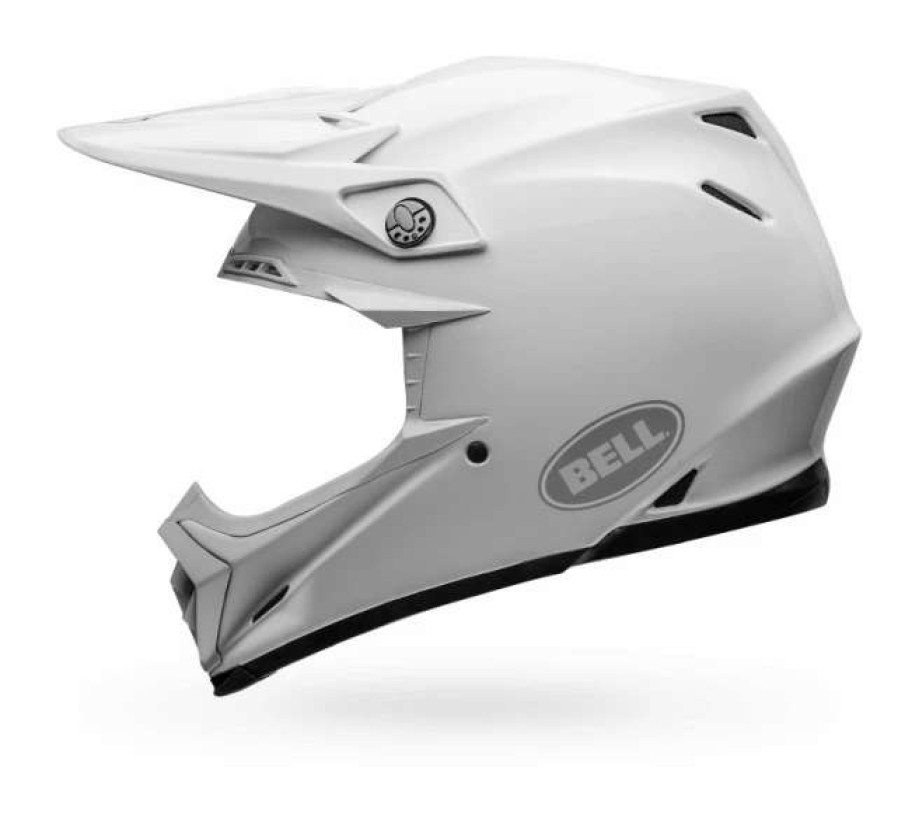 Dirt * | Bell Helmets Bell Moto-9 Carbon Flex Helmet White