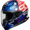 Full Face * | Shoei Helmets Shoei Rf-1400 Marquez American Spirit Helmet Red/White/Blue