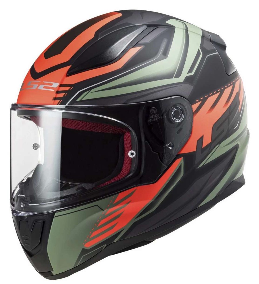 Full Face * | Ls2 Helmets Ls2 Rapid Gale Helmet Matte Black/Red