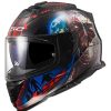 Full Face * | Ls2 Helmets Ls2 Assault I Heart Brains Glow In The Dark Helmet Black