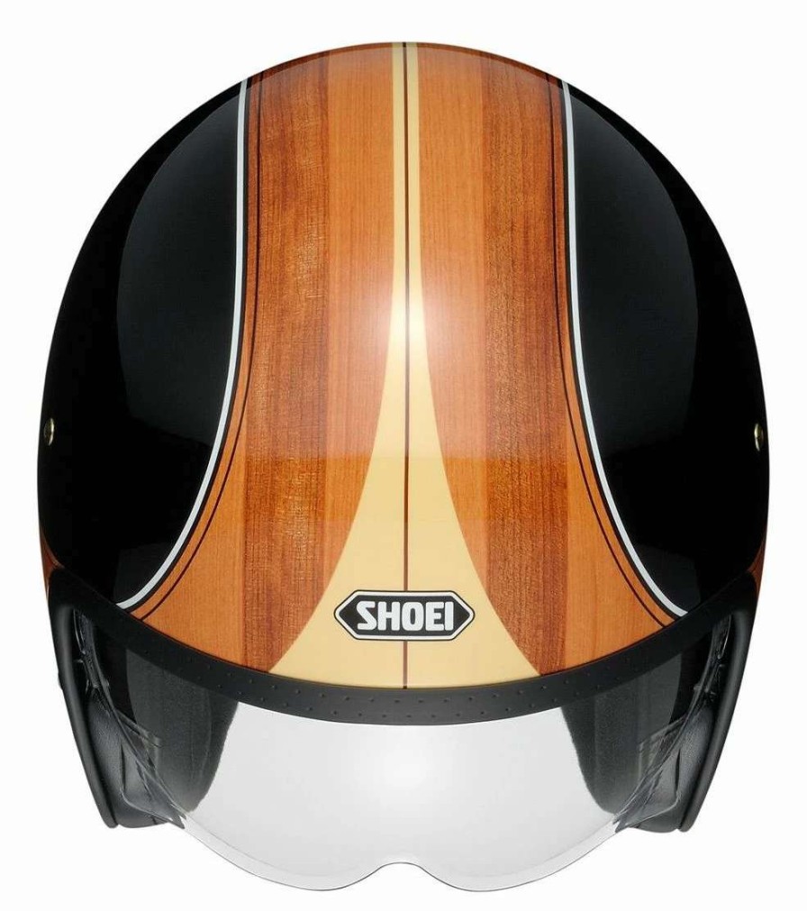 Open Face & 3/4 * | Shoei Helmets Shoei J·O Waimea Helmet Black/Brown