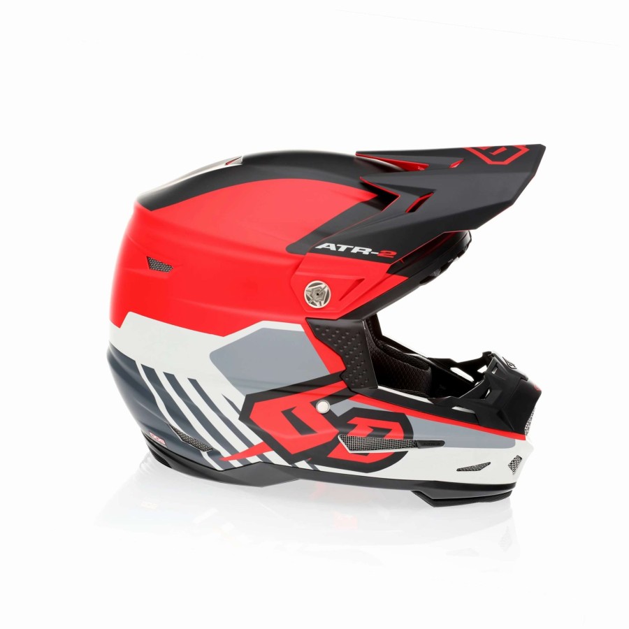 Dirt * | 6D Helmets 6D Atr-2 Target Helmet / Md [Open Box] Red