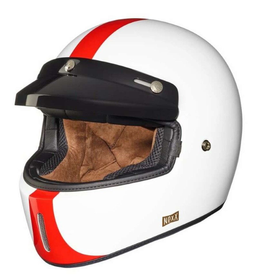 Full Face * | Nexx Helmets Nexx Xg100 Half Mile Helmet Red/White