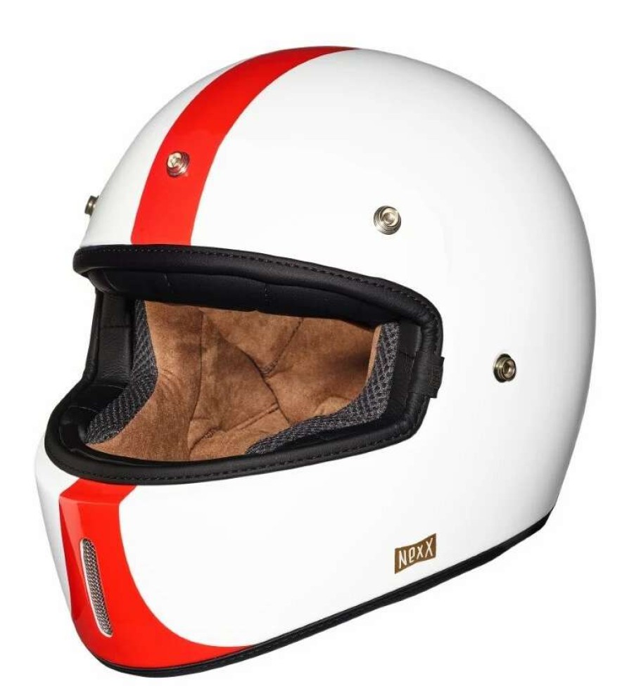 Full Face * | Nexx Helmets Nexx Xg100 Half Mile Helmet Red/White