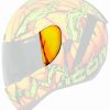 Helmet Accessories * | Icon Airform Trick Or Street Side Plates Orange