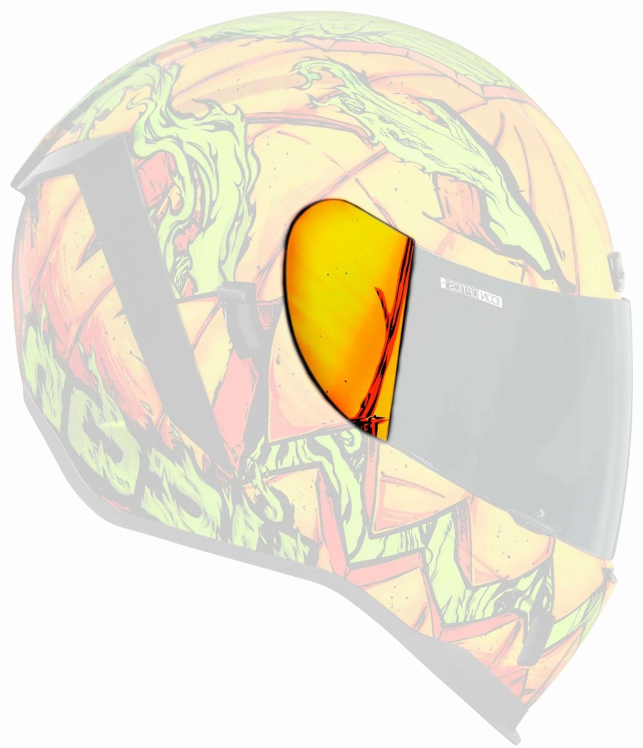 Helmet Accessories * | Icon Airform Trick Or Street Side Plates Orange