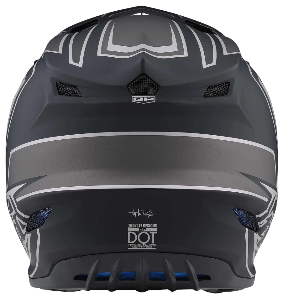 Dirt * | Troy Lee Designs Gp Ritin Helmet / Xl [Open Box] Black/Grey