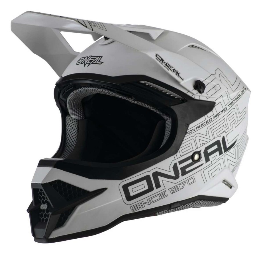 Dirt * | O'Neal 3 Series Flat Helmet / Md [Blemished Very Good] / Md [Open Box] Matte White