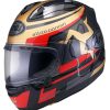 Full Face * | Arai Helmets Arai Corsair X Iom 2020 Black/Gold/Red