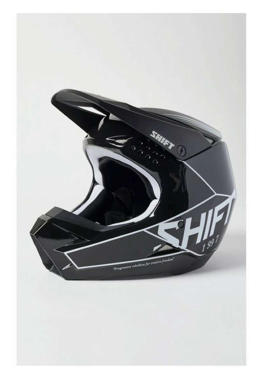 Dirt * | Shift White Label Bliss Helmet Black/White