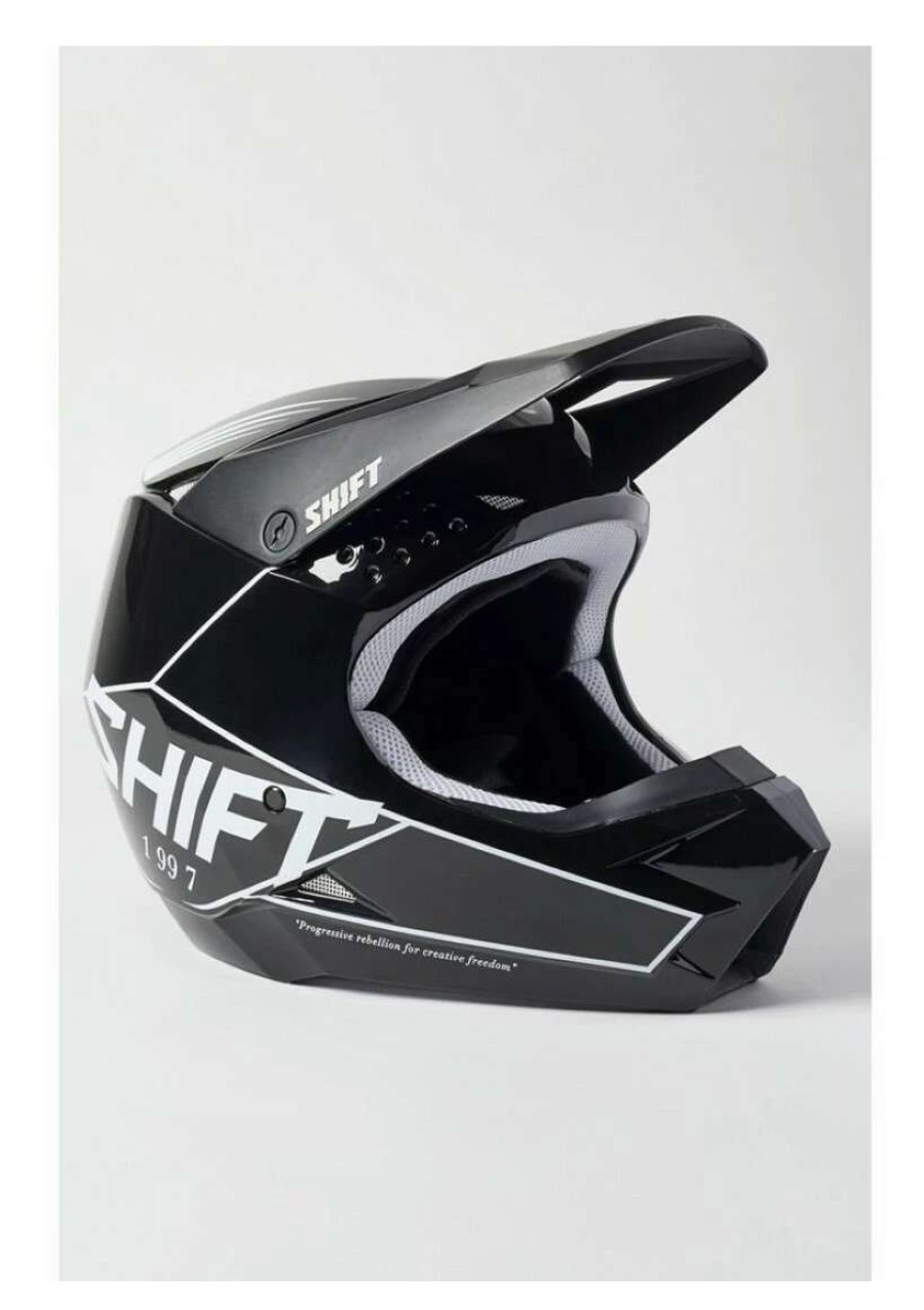 Dirt * | Shift White Label Bliss Helmet Black/White