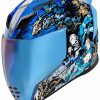 Full Face * | Icon Airflite 4 Horsemen Helmet Blue/White/Gold