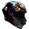 Full Face * | Agv Helmets Agv Pista Gp Rr Morbidelli Misano 2020 Helmet Purple/Black/Blue