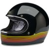 Full Face * | Biltwell Apparel Biltwell Gringo Ece Spectrum Helmet Black/Yellow/Orange