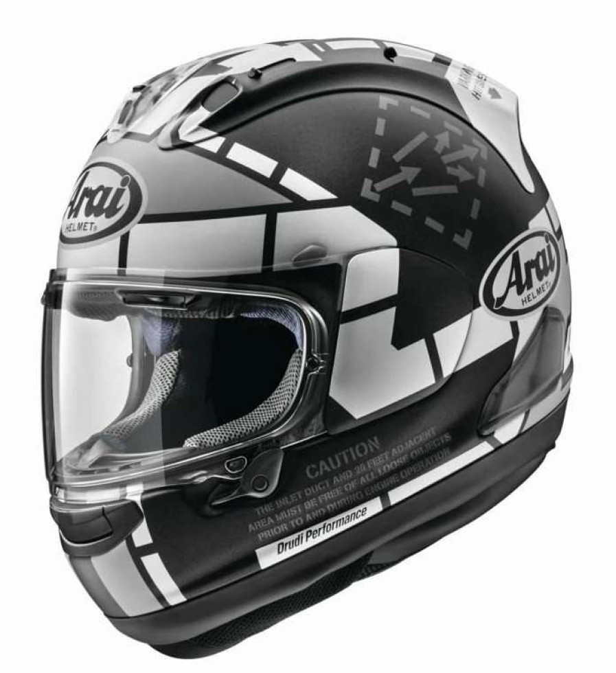 Full Face * | Arai Helmets Arai Corsair X Vinales 4 Helmet Black/Grey/White