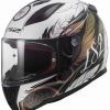 Full Face * | Ls2 Helmets Ls2 Rapid Youth Dream Catcher Helmet White/Black