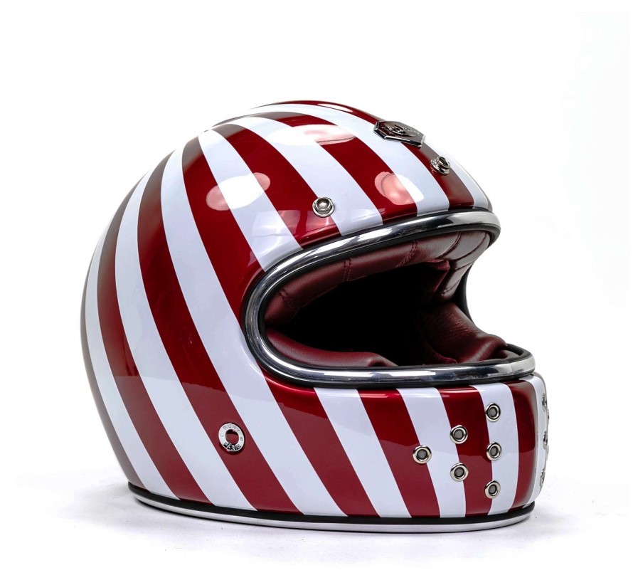 Full Face * | Ruby Helmets Ruby Castel Shibuya Helmet (Sm) White/Red