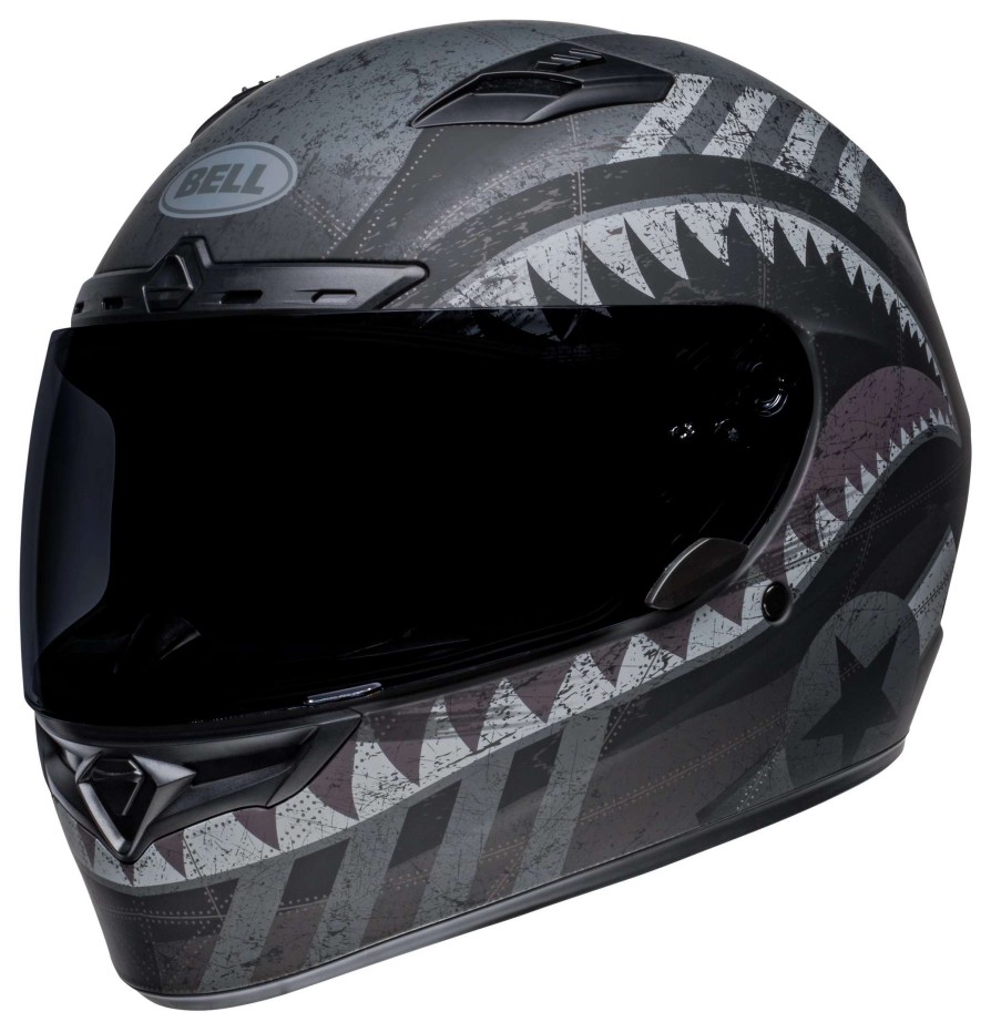 Full Face * | Bell Helmets Bell Qualifier Dlx Mips Devil May Care Helmet Black/Grey