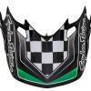 Dirt * | Troy Lee Designs Troy Lee Se4 Polyacrylite Carb Helmet Visor Green