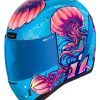 Full Face * | Icon Airform Jellies Helmet Blue