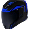 Full Face * | Icon Airflite Crosslink Helmet / Lg [Open Box] Black/Blue