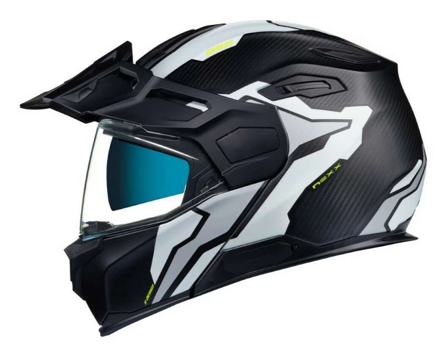 Modular * | Nexx Helmets Nexx X Vilijord Carbon Light Nomad Helmet / Lg [Open Box] Black/White