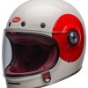 Full Face * | Bell Helmets Bell Bullitt Tt Helmet Vintage White/Oxblood