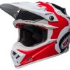 Dirt * | Bell Helmets Bell Moto-9S Flex Hello Cousteau Reef Helmet Matte White/Red