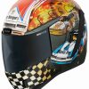 Full Face * | Icon Airform Stroker Helmet Black